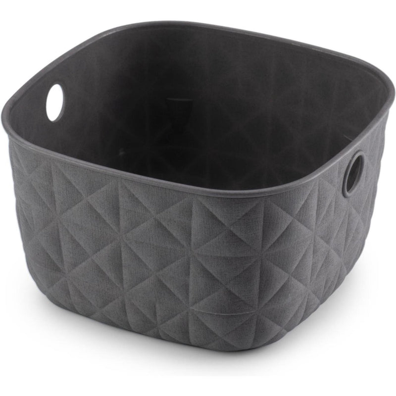 Afbeelding laden in galerijviewer, Curver softex opbergmand xs - 3l antraciet 19x19x11cm
