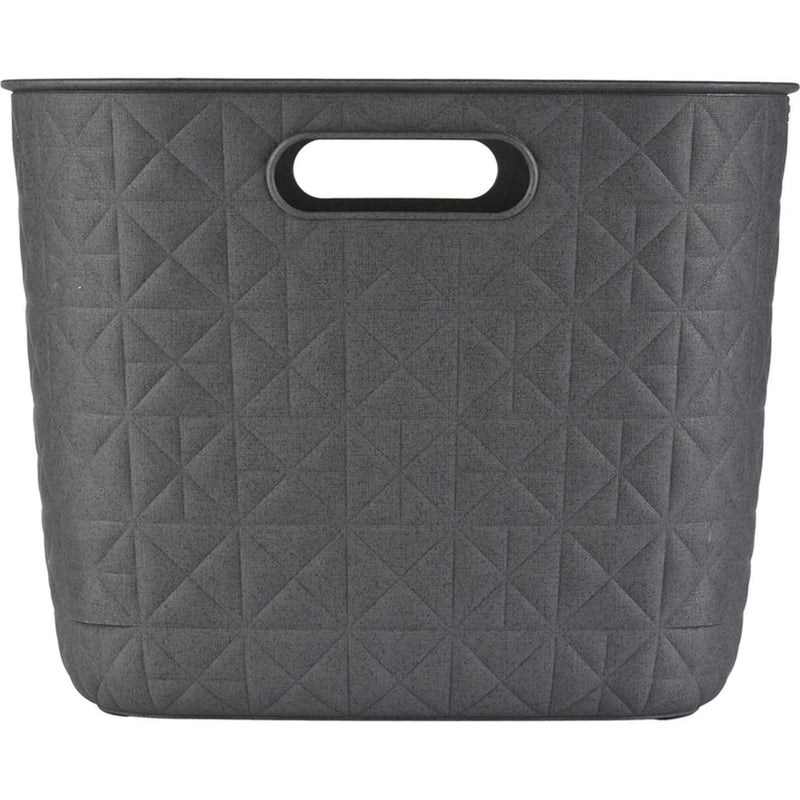 Afbeelding laden in galerijviewer, Curver softex opbergmand l - 19l antraciet 38x29x22cm
