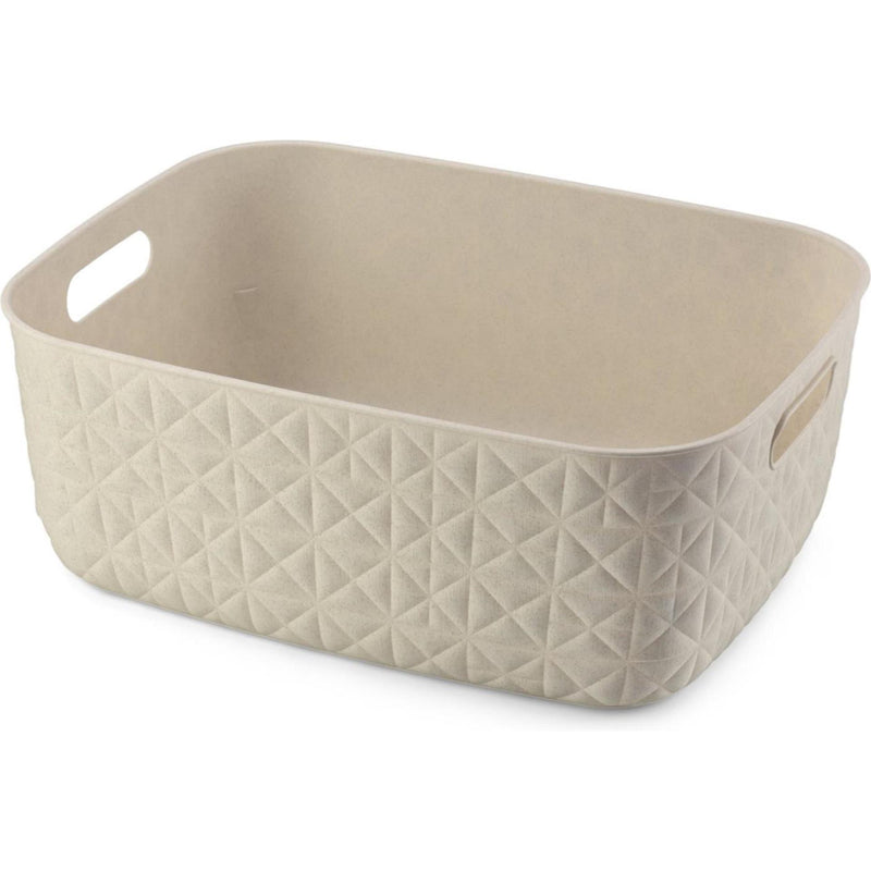 Afbeelding laden in galerijviewer, Curver softex opbergmand m - 12,5l krijtwit 38x29x14cm
