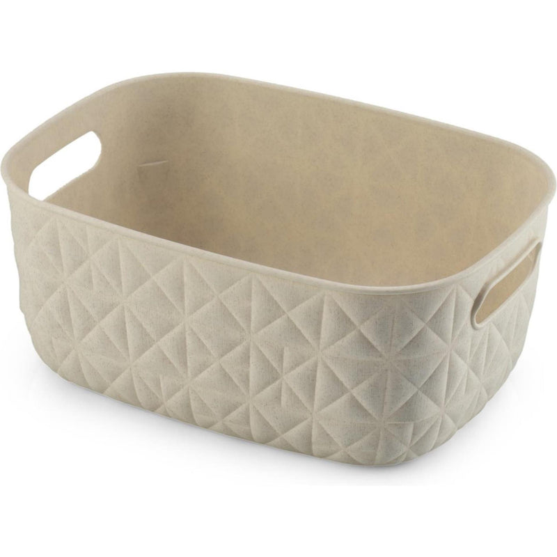 Afbeelding laden in galerijviewer, Curver softex opbergmand s - 4l krijtwit 26,4x19,4x11cm
