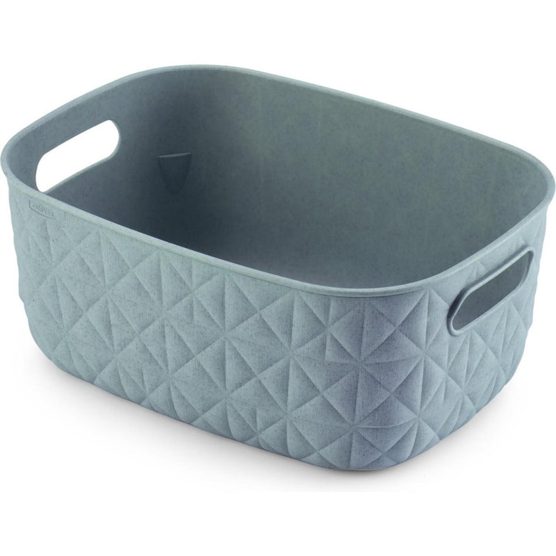 Afbeelding laden in galerijviewer, Curver softex opbergmand s - 4l blauwgroen 26,4x19,4x11cm
