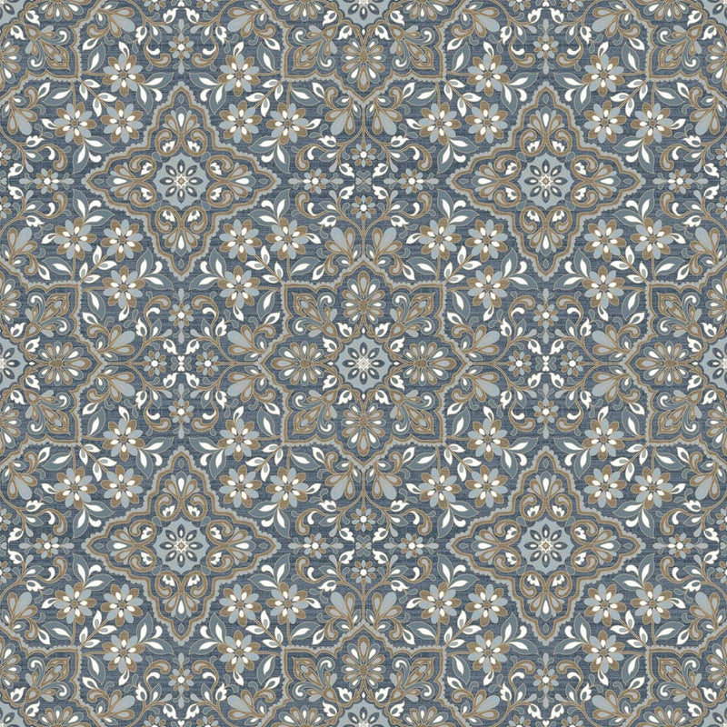 Afbeelding laden in galerijviewer, Noordwand Homestyle Behang Portugese Tiles bruin en blauw
