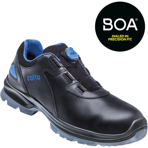 Atlas werkschoen sl 9645 xp 2.0 boa laag s3 w12 | zwart blauw | maat 49 - 00.012.122.49