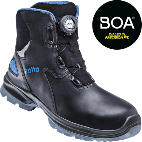 Atlas werkschoen sl 9845 xp 2.0 boa hoog s3 w12 | zwart blauw | maat 42 - 00.012.242.42
