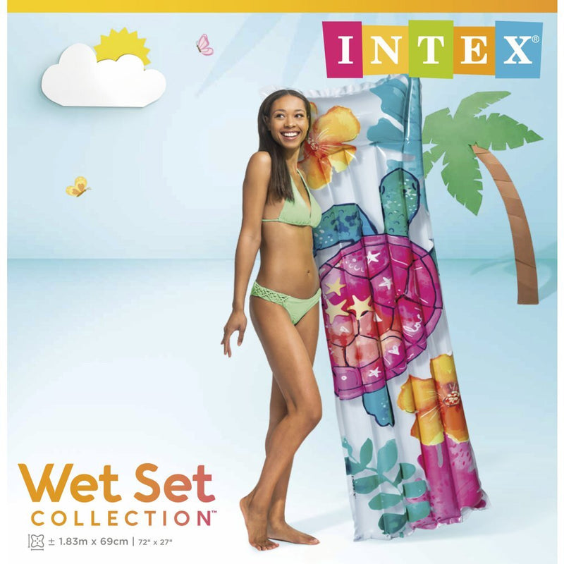 Afbeelding laden in galerijviewer, Intex 59720np wet set collection flower luchtbed 183x69 cm
