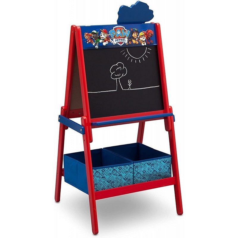 Afbeelding laden in galerijviewer, Paw patrol te87578pw houten dubbelzijdig krijtbord whiteboard
