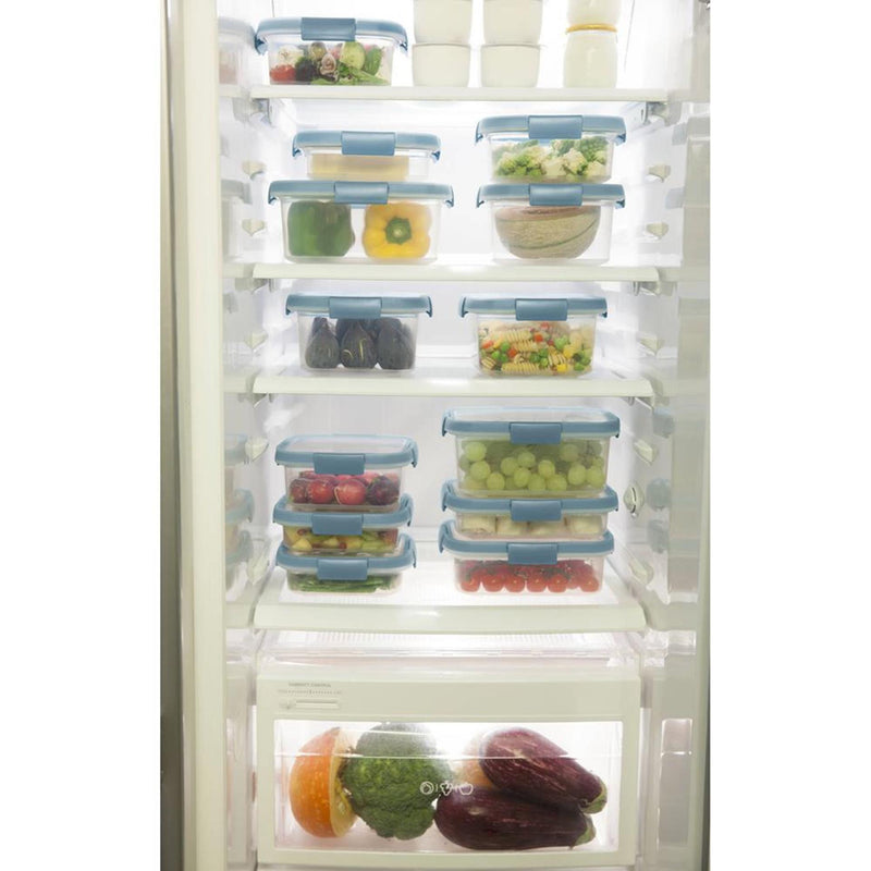 Afbeelding laden in galerijviewer, Curver smart fresh eco vershoudbakje 1l smokey grey transparant

