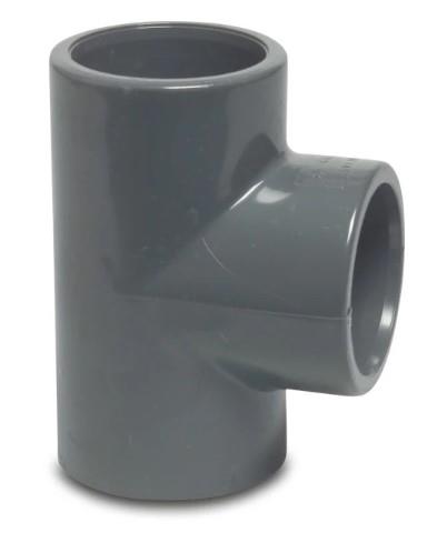 Pvc t-stuk 63mm 90° 16 bar kiwa