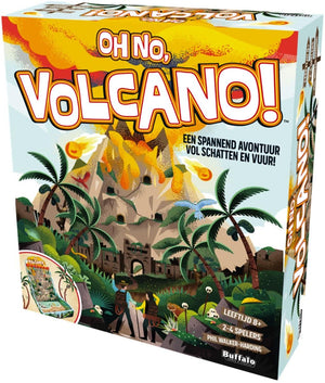 Buffalo games oh no volcano kaartspel - 2-4 spelers