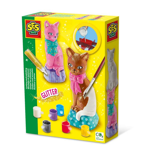 Ses gieten en schilderen - kat