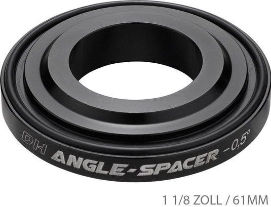 Reverse components -0.5 degree angle spacer