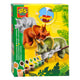 Ses gipsgieten en schilderen triceratops