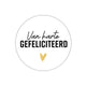 Kassaplan stickers van harte gefeliciteerd ã˜40mm rol a 250 stuks