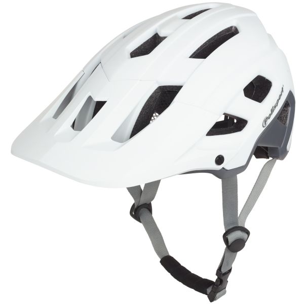 Afbeelding laden in galerijviewer, Polisport mountain pro fietshelm m 55-58cm wit grijs
