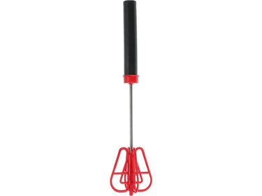 Excellent houseware druk garde kunststof met rvs 26x6x6cm rood