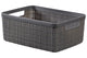 Curver jute mandje s 5 liter donkergrijs 26,5x20x10,5cm
