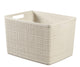 Curver jute mand l 20 liter offwhite 36x28x23cm