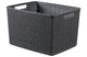 Curver jute mandje l 20 liter donkergrijs 36x28x23cm