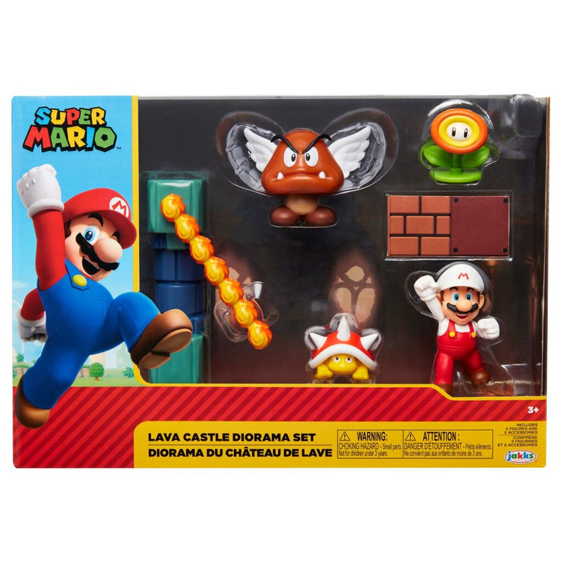 Afbeelding laden in galerijviewer, Jakks paciffic jakks super mario lava castle speelset

