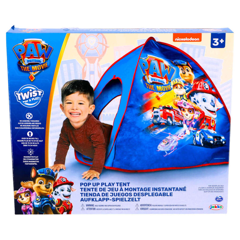 Afbeelding laden in galerijviewer, Paw patrol pop-up tent blauw rood
