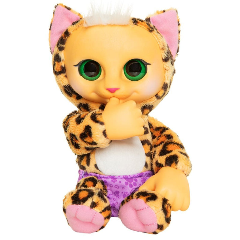 Afbeelding laden in galerijviewer, Jakks animal babies luipaard + geluid
