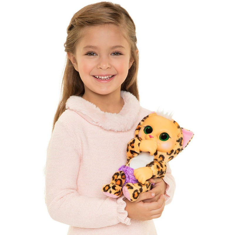 Afbeelding laden in galerijviewer, Jakks animal babies luipaard + geluid
