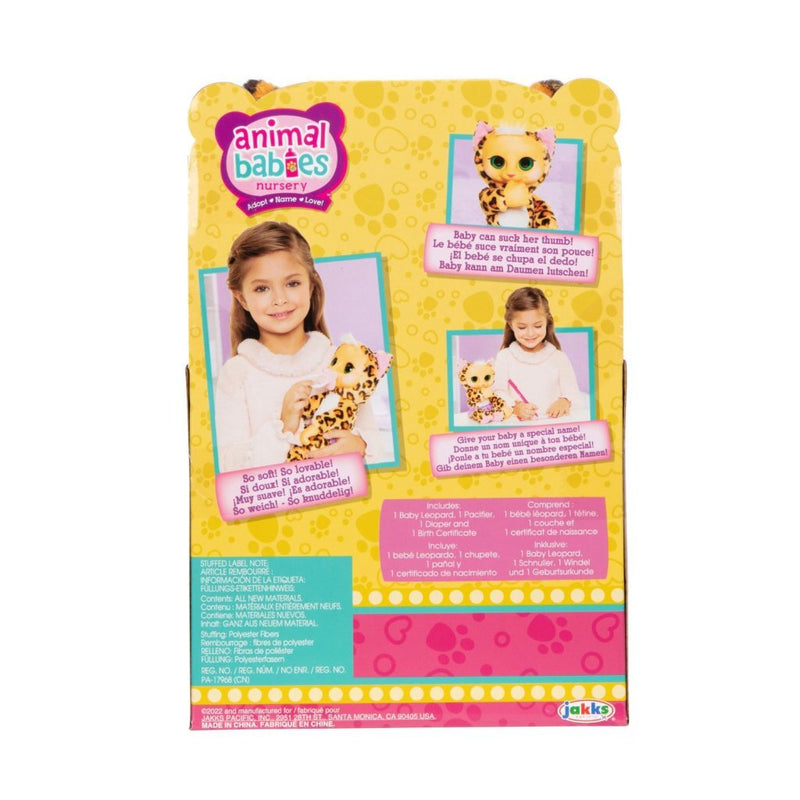 Afbeelding laden in galerijviewer, Jakks animal babies luipaard + geluid
