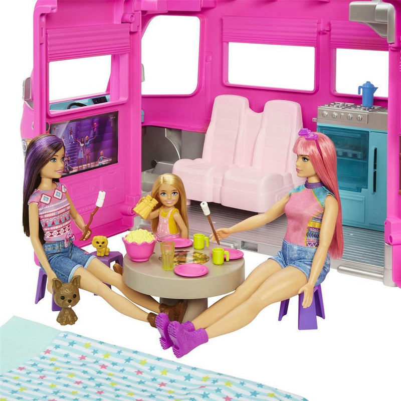 Afbeelding laden in galerijviewer, Barbie dreamcamper speelset

