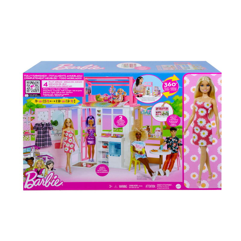 Afbeelding laden in galerijviewer, Barbie huis met pop
