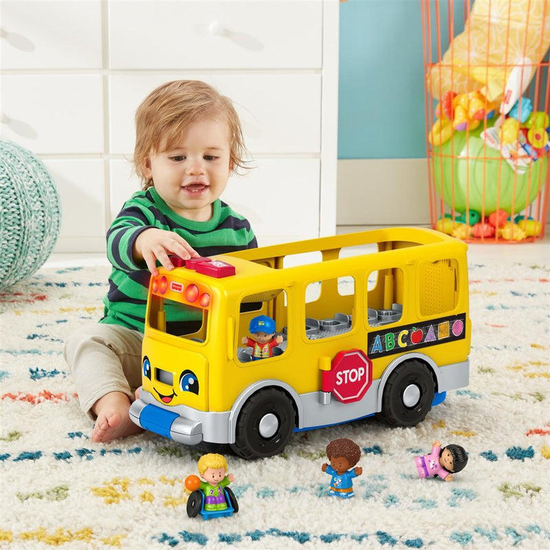 Afbeelding laden in galerijviewer, Fisher Price Litte People Grote Schoolbus + Licht en Geluid
