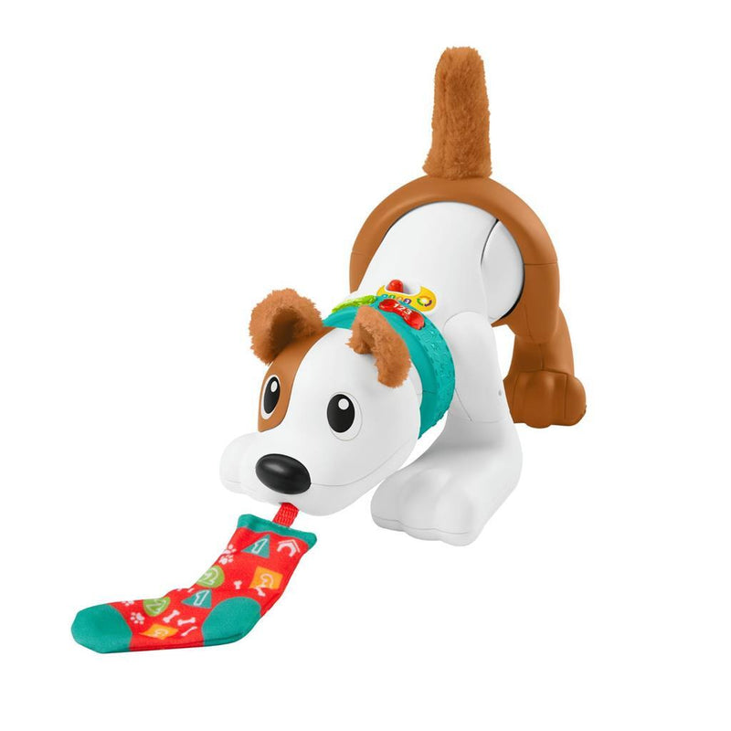 Afbeelding laden in galerijviewer, Fisher price crawl with me puppy + licht en geluid
