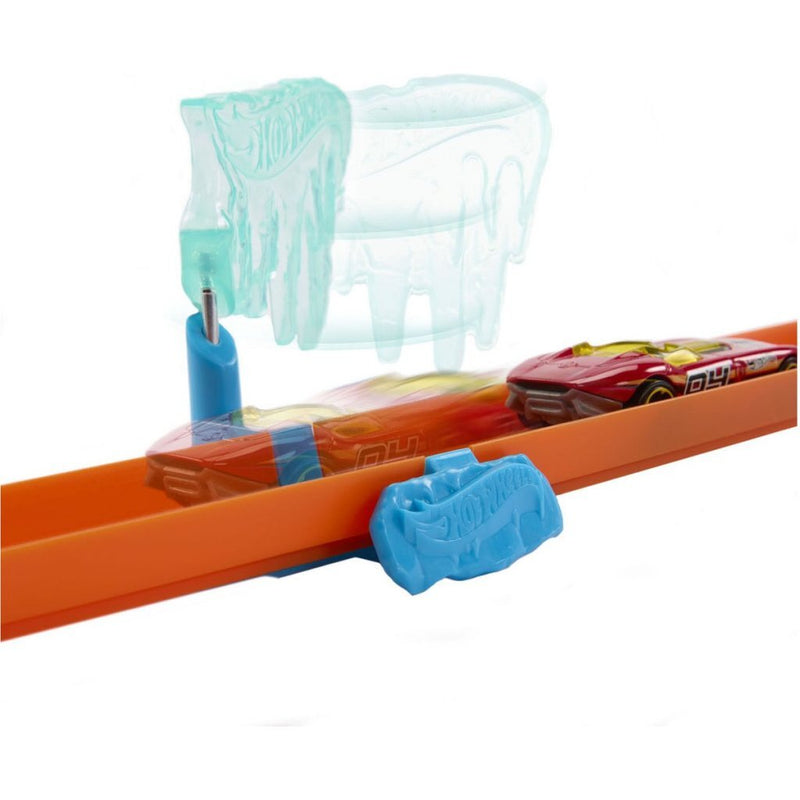 Afbeelding laden in galerijviewer, Mattel hot wheels track builder ijzige crashset
