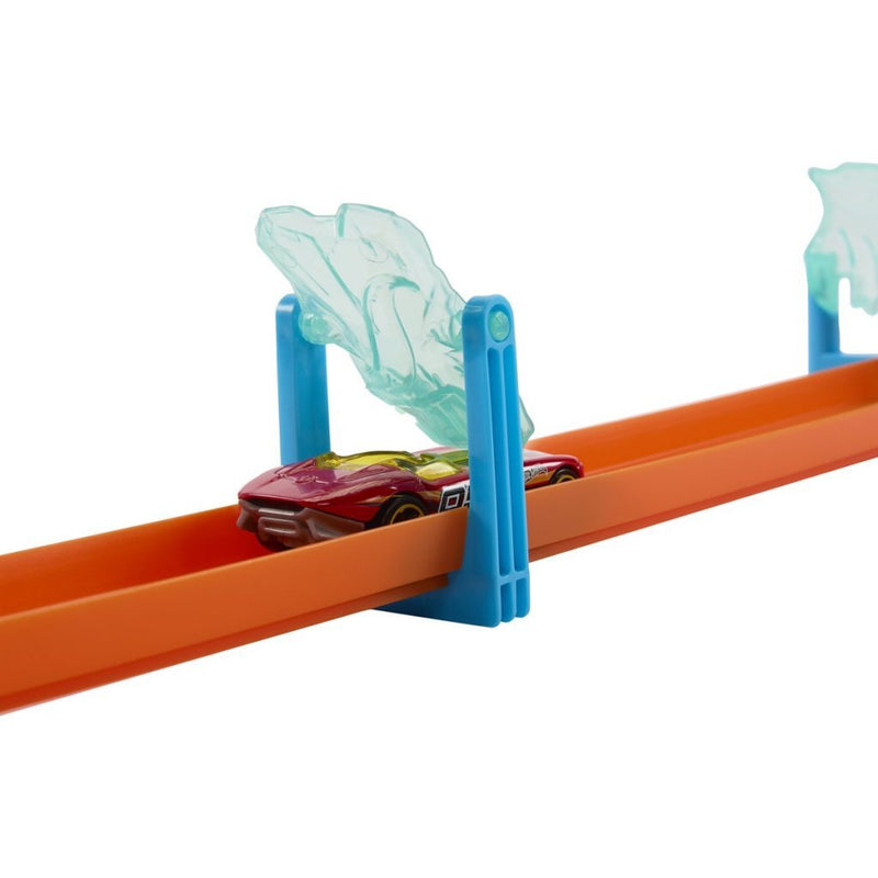 Afbeelding laden in galerijviewer, Mattel hot wheels track builder ijzige crashset
