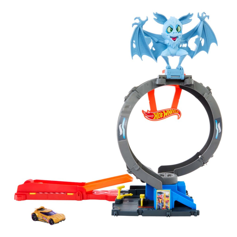Afbeelding laden in galerijviewer, Hot Wheels Vleermuisaanval Looping Speelset
