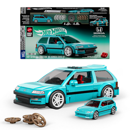 Brick shop mattel hot wheels custom '90 honda civic ef