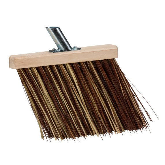 Afbeelding laden in galerijviewer, Producten gootbezem 28cm bahia stalks met steelhouder fsc 100
