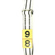 Producten riem nylon knelgesp 130cm wit zwarte strepen