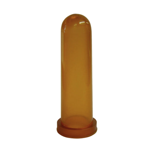 Producten kalverspeen rubber honing transparant 10cm