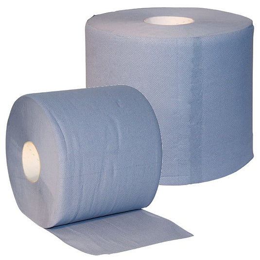 Producten uierpapier poetspapier 3laags verlijmd blauw 1000vel a 2rol