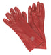 Keron producten handschoen pvc rood 35cm
