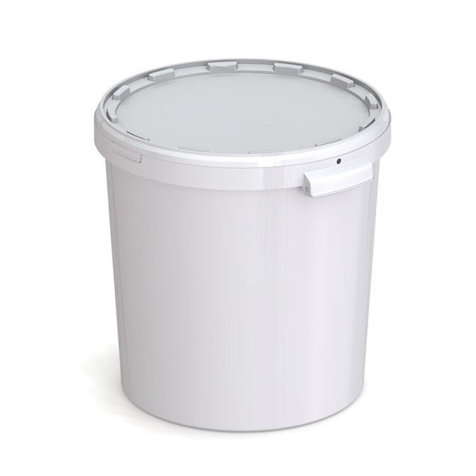 Bouwkern emmer wit 33ltr