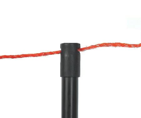 Afbeelding laden in galerijviewer, Ako producten paaltje zwart 90cm v schapennet enkele pen
