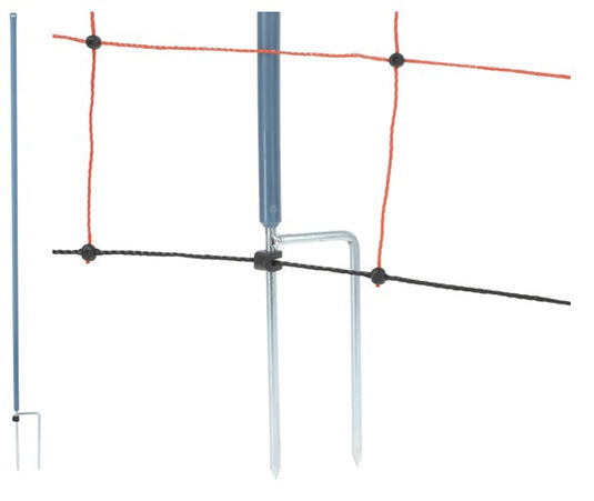 Ako producten vervangende paal voor schapennet blauw dubbele pen 122cm