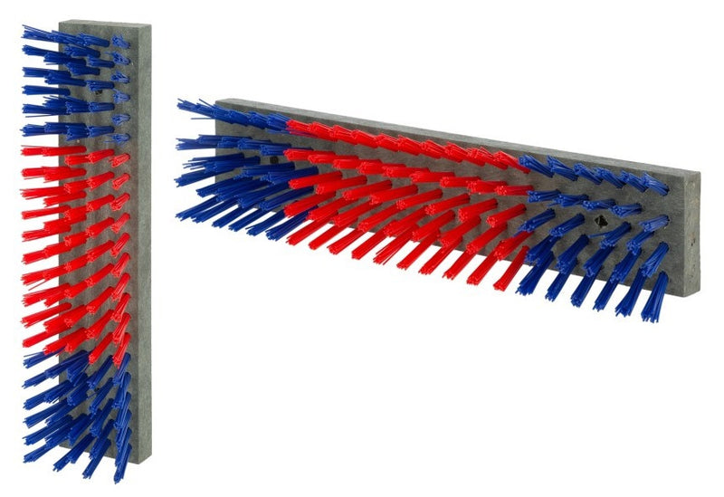 Afbeelding laden in galerijviewer, Producten veeborstel nylon blauw rood blauw 50x10cm
