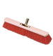 Producten bezem 60cm rood nylon plusstokhouder