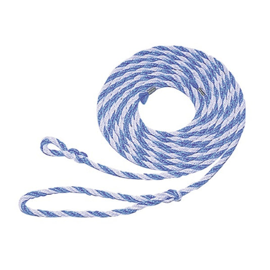 Producten koetouwen polyprop blauw wit 320cm 12mm 10 stuks