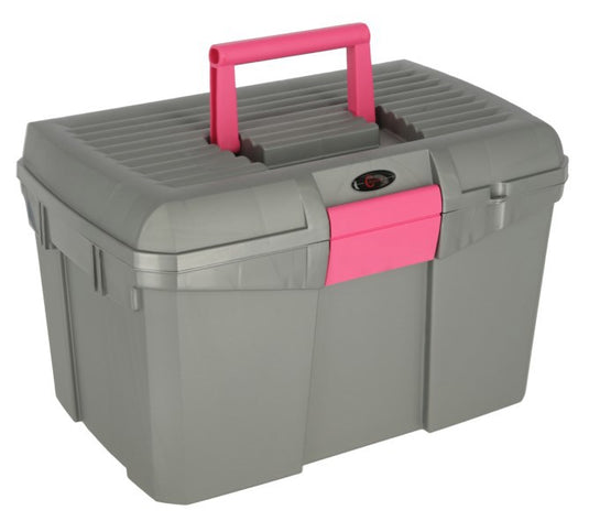 Producten poetskist siena plus inzetbakje grijs roze
