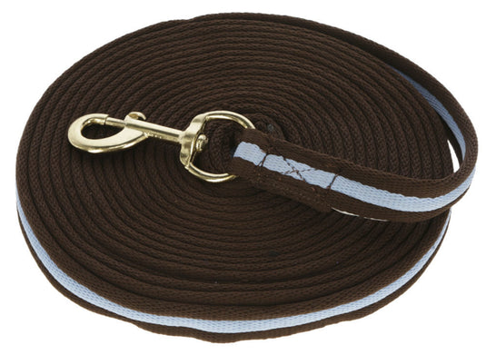 Producten longeerlijn soft bruin korenblauw 8 00m