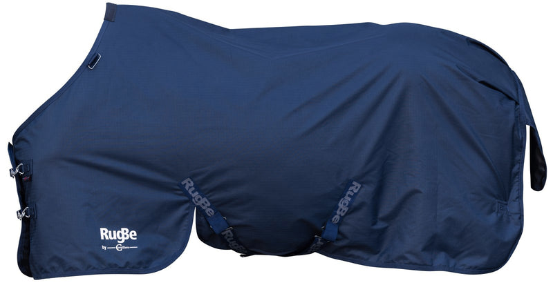 Afbeelding laden in galerijviewer, Abi producten paardendeken outdoor rugbe marine 135cm grijs
