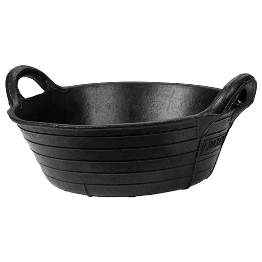 Producten rubber voerbak zwart 11l